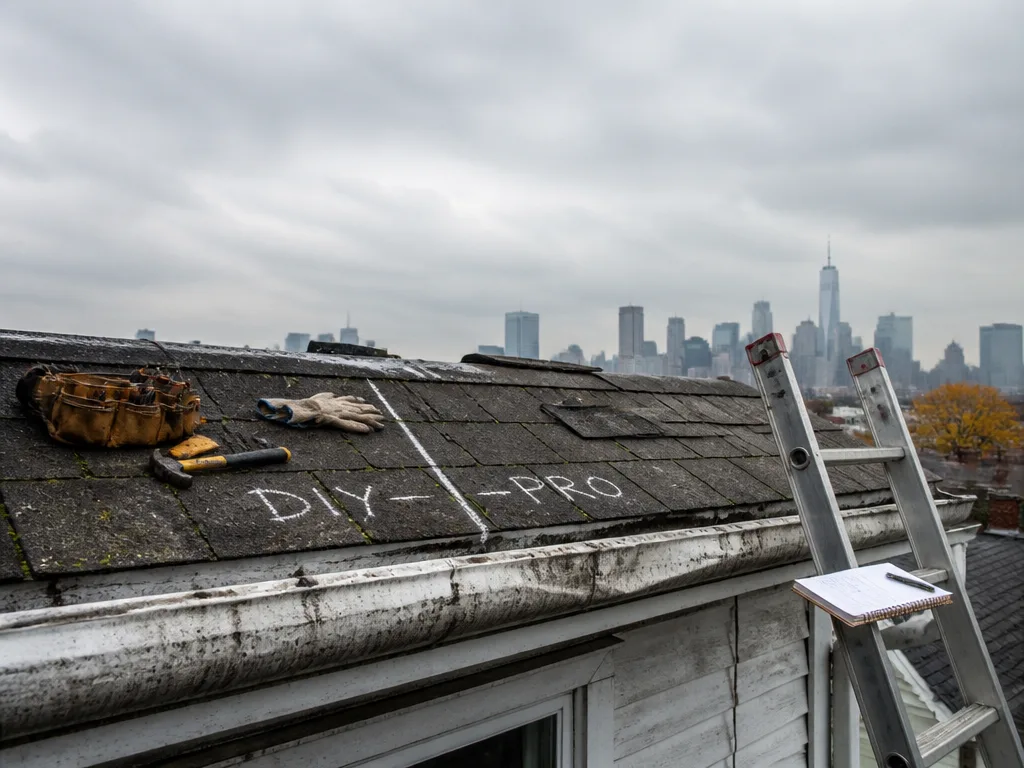 DIY vs When to Call a Pro for a Typical Roofing Situation