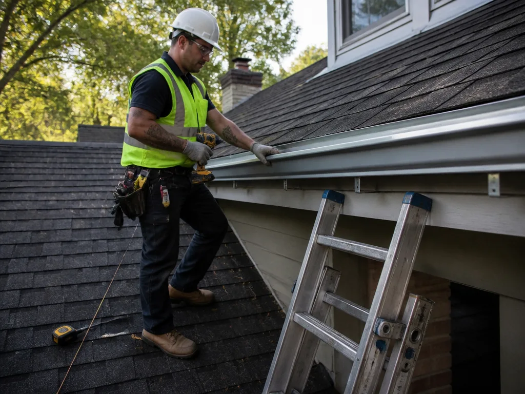 Aluminum Gutter Installation