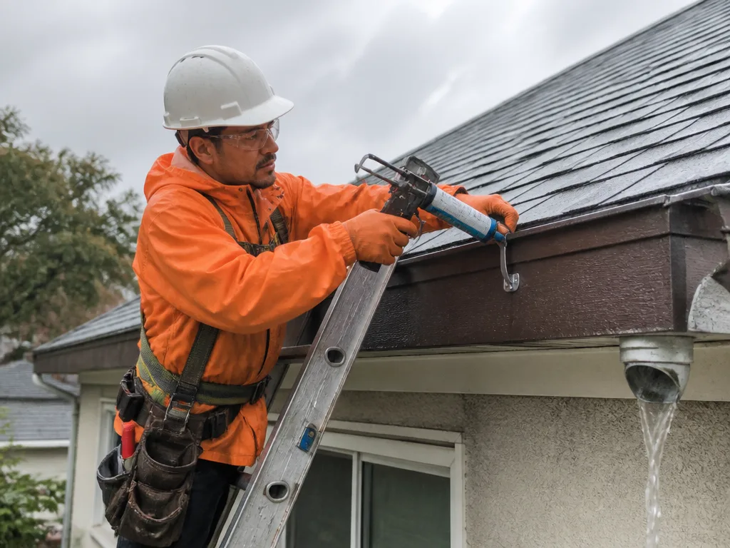 Storm Damage Gutter Repair